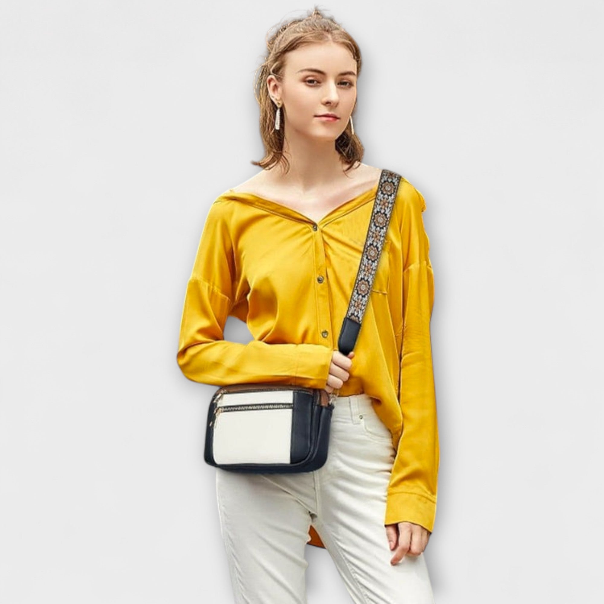 Grace™ - Elegant Leather Crossbody Bag