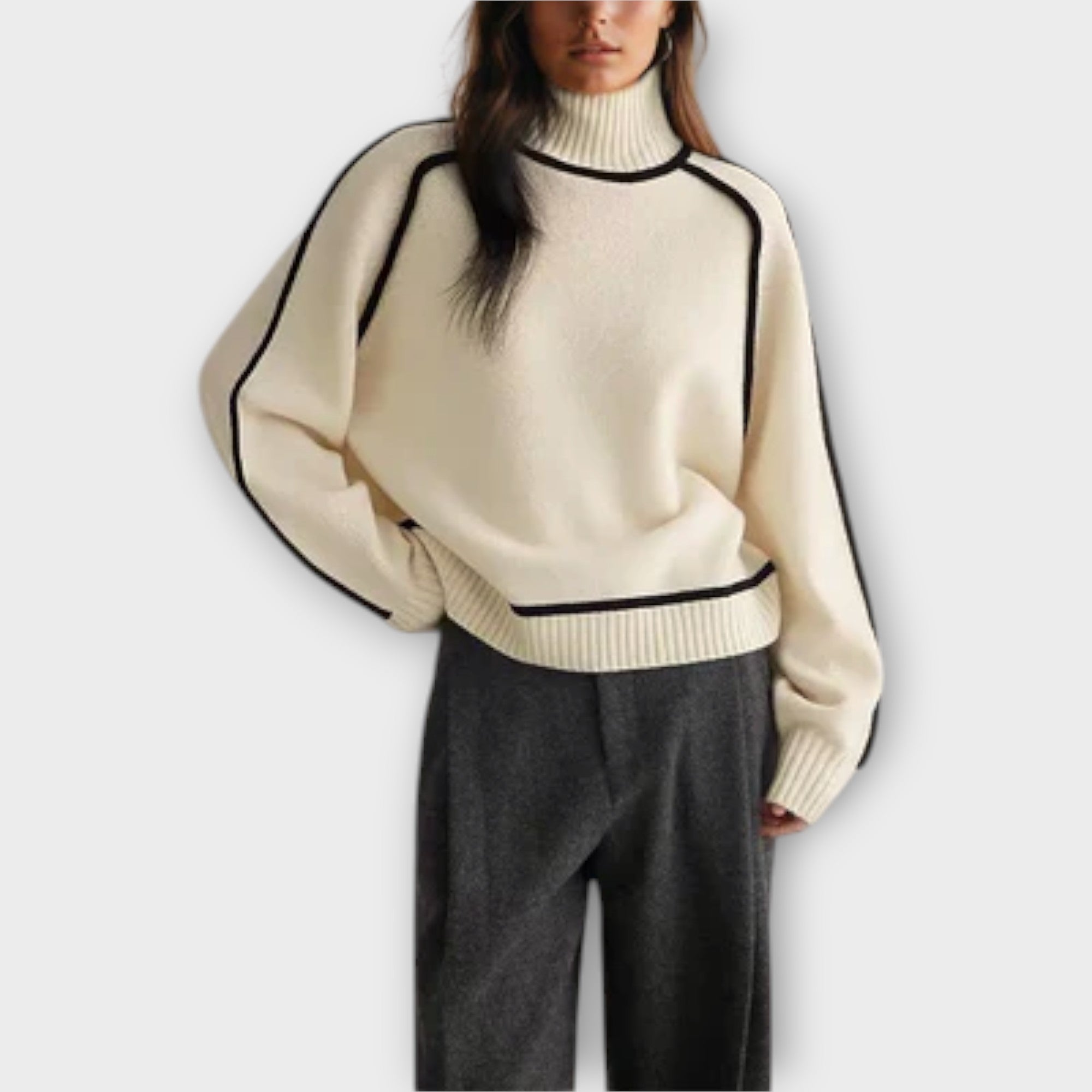 Grace™ - Soft and Elegant High Neck Sweater