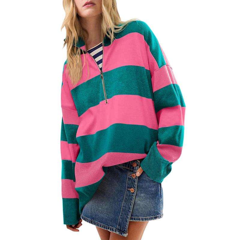 Grace™ - Stylish Oversized Turtleneck Sweater with Half Zipper Detail