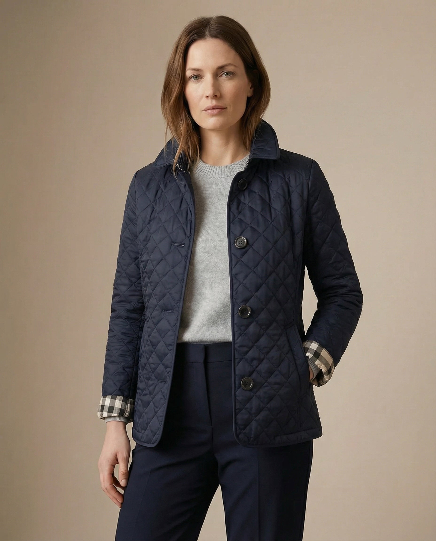 Grace™ - Quilted Button Up Jacket