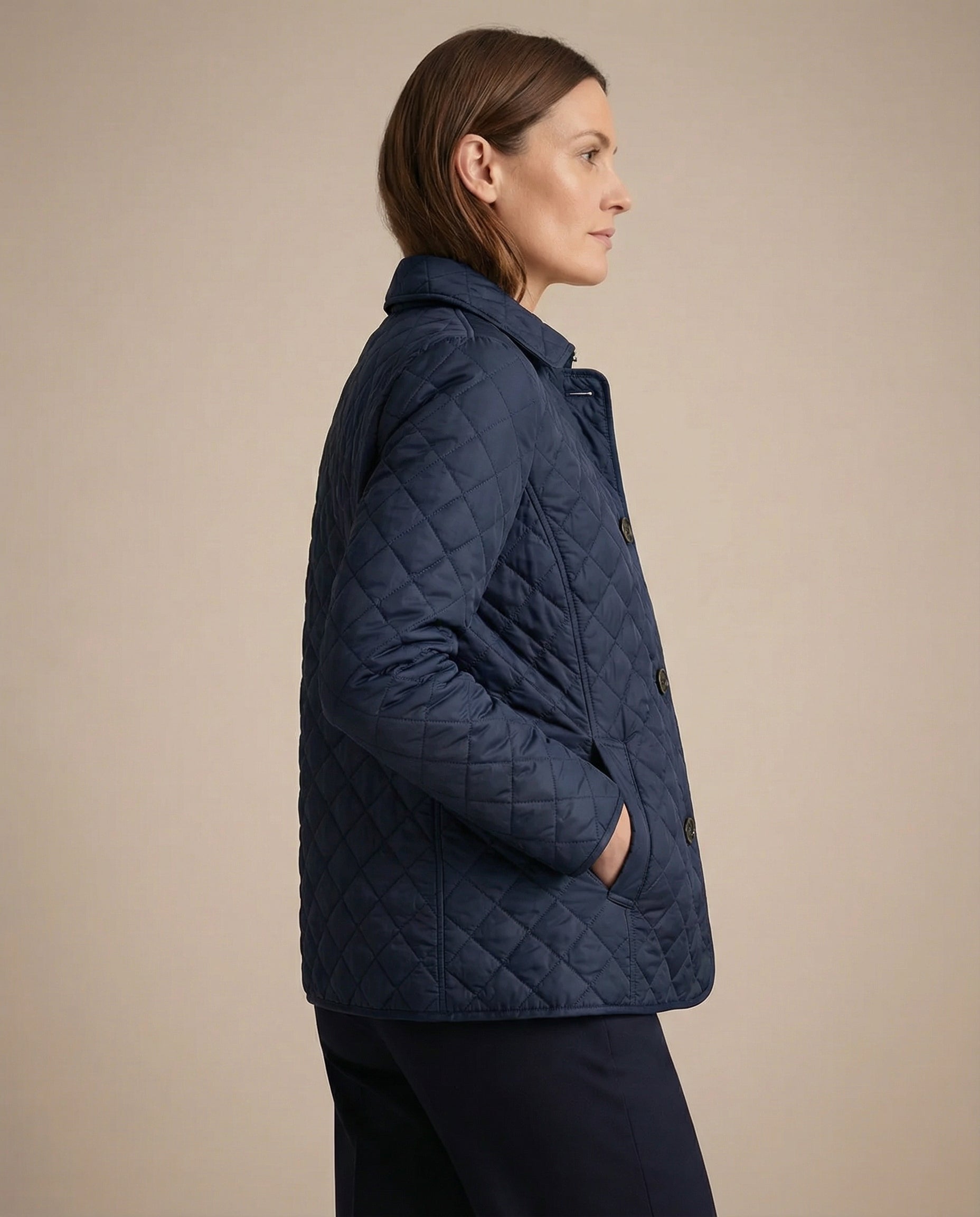 Grace™ - Quilted Button Up Jacket