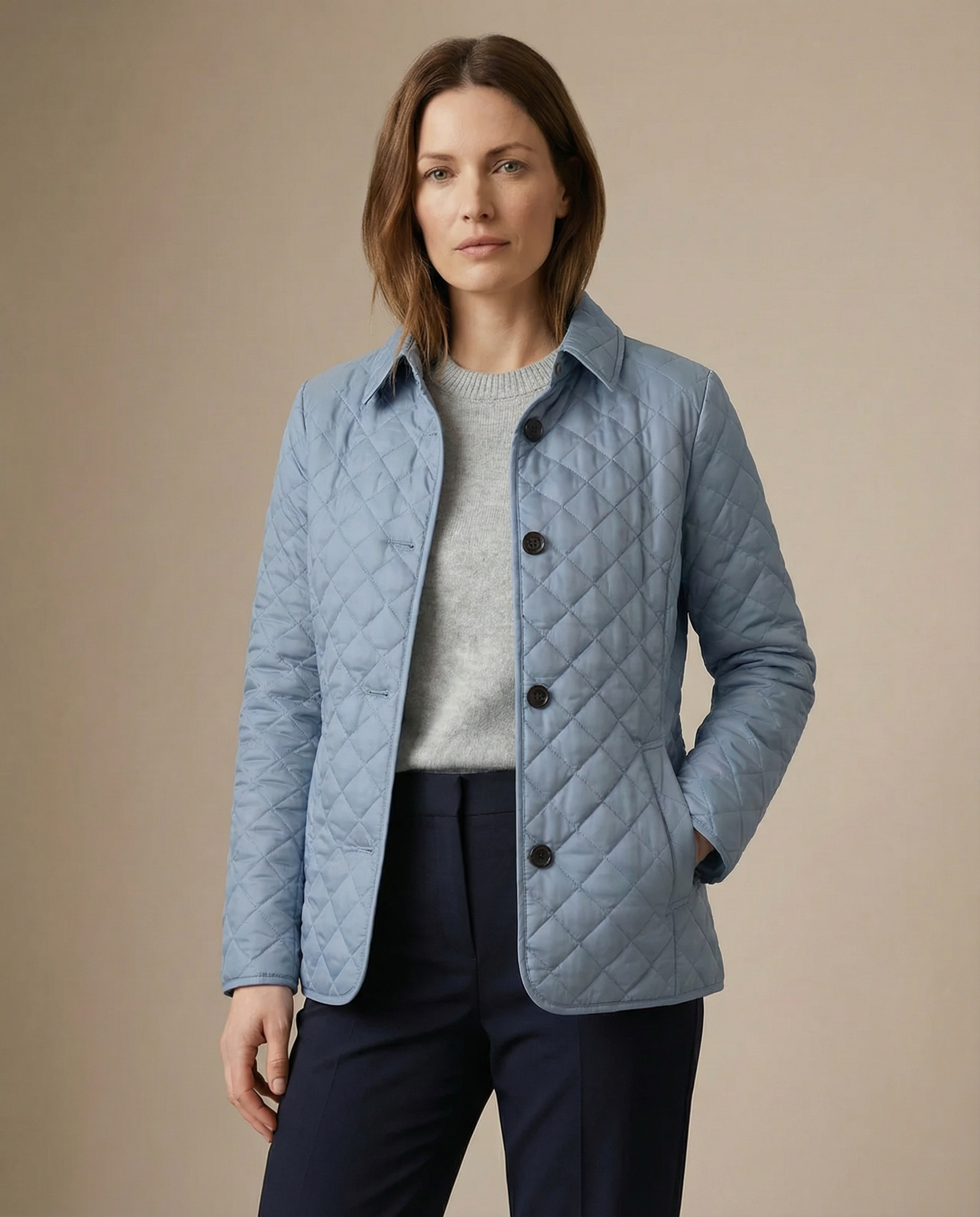 Grace™ - Quilted Button Up Jacket