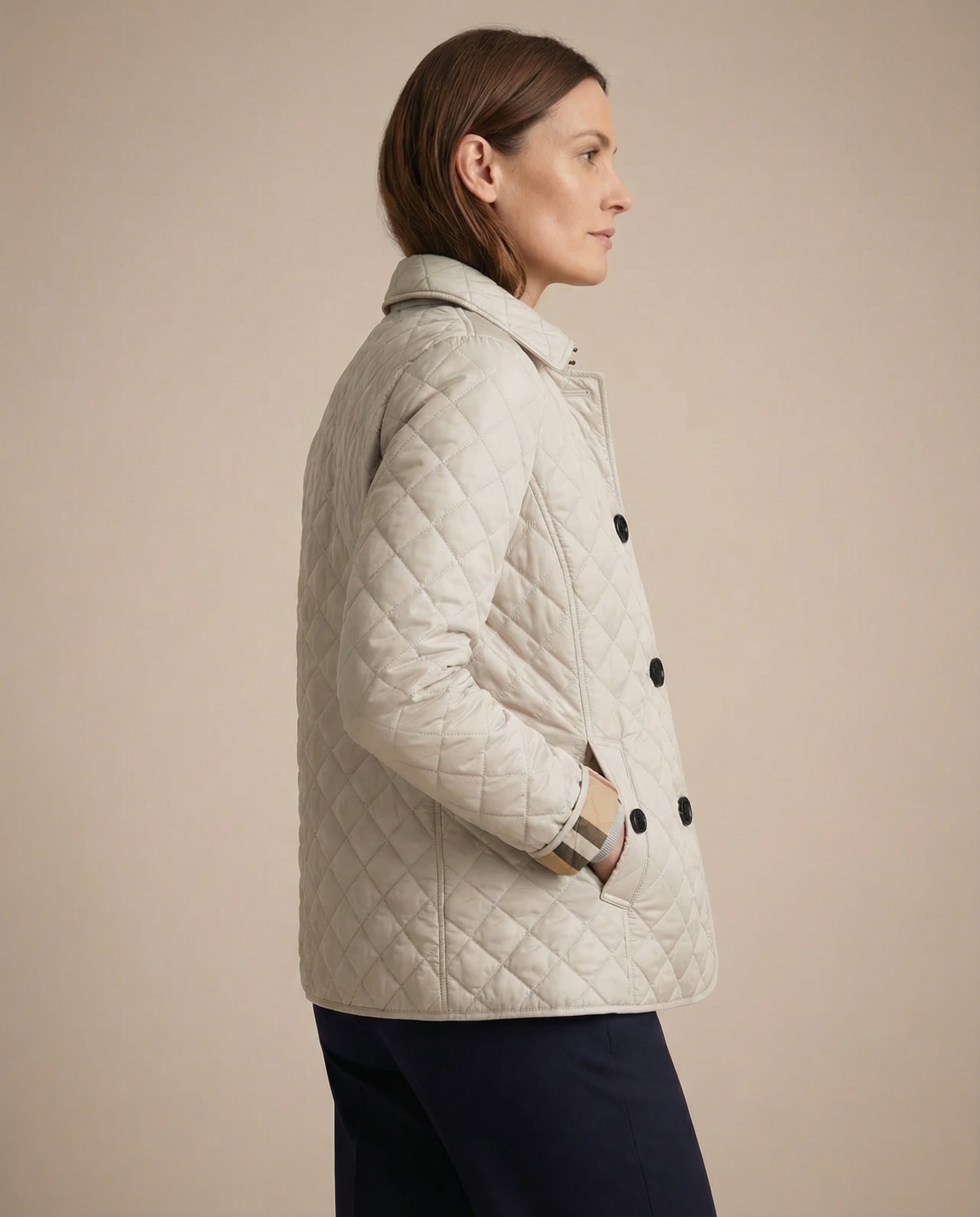 Grace™ - Quilted Button Up Jacket