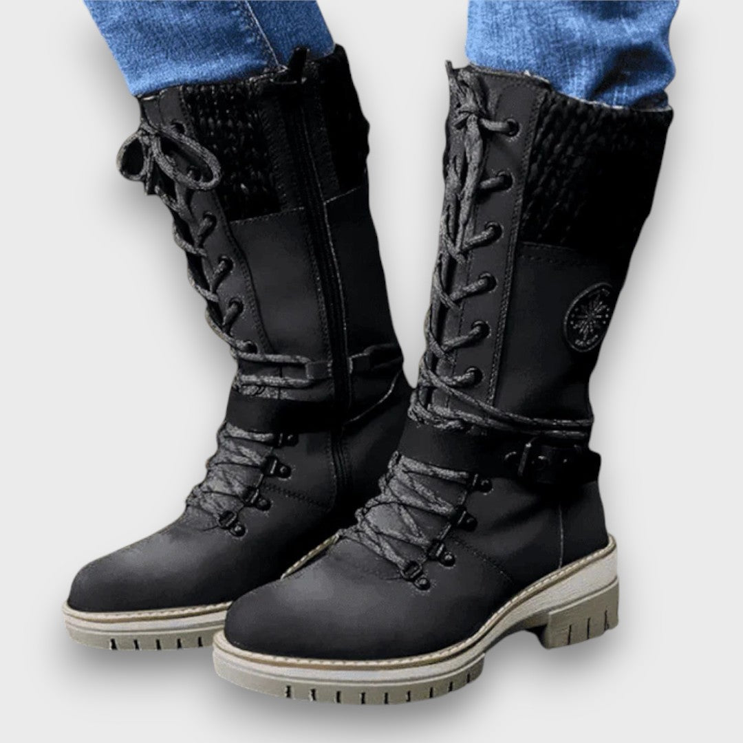 Grace™ - Weatherproof Lace-Up Winter Boots