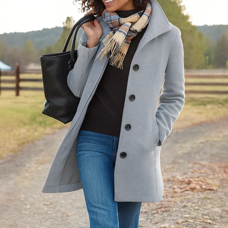 Grace™ - Elegant soft trench coat