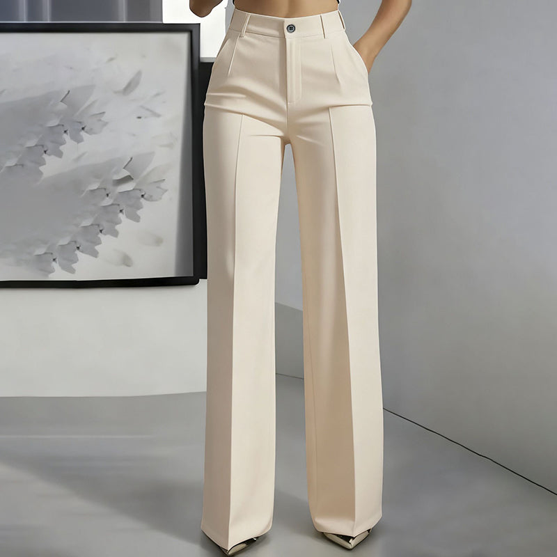 Grace™ - Elegant women's high-waisted trousers