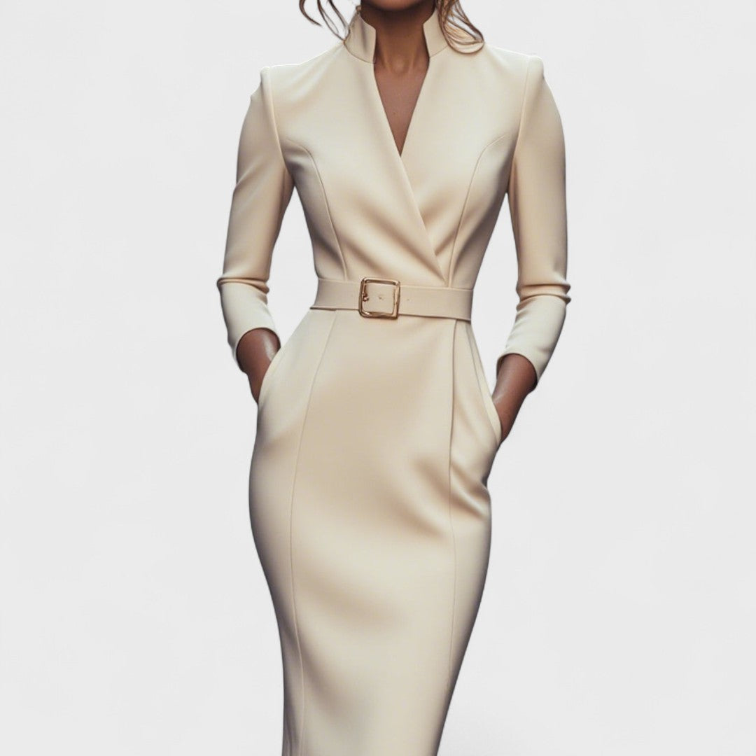 Grace™ - Elegant dress with belt