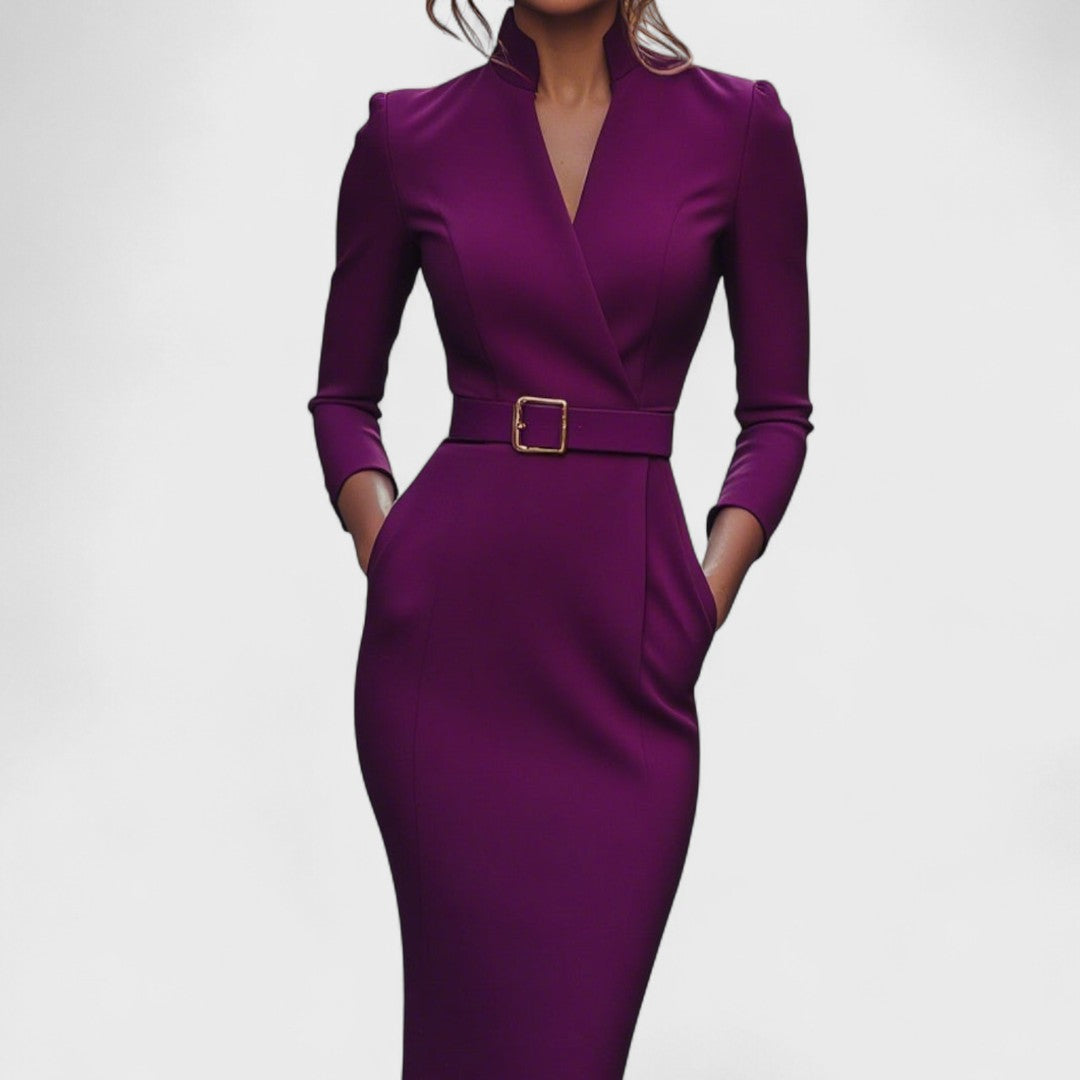 Grace™ - Elegant dress with belt