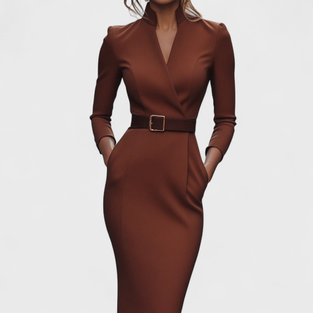 Grace™ - Elegant dress with belt