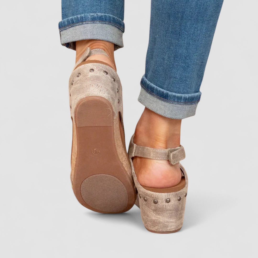 Grace™ | Faux Leather Heeled Shoes