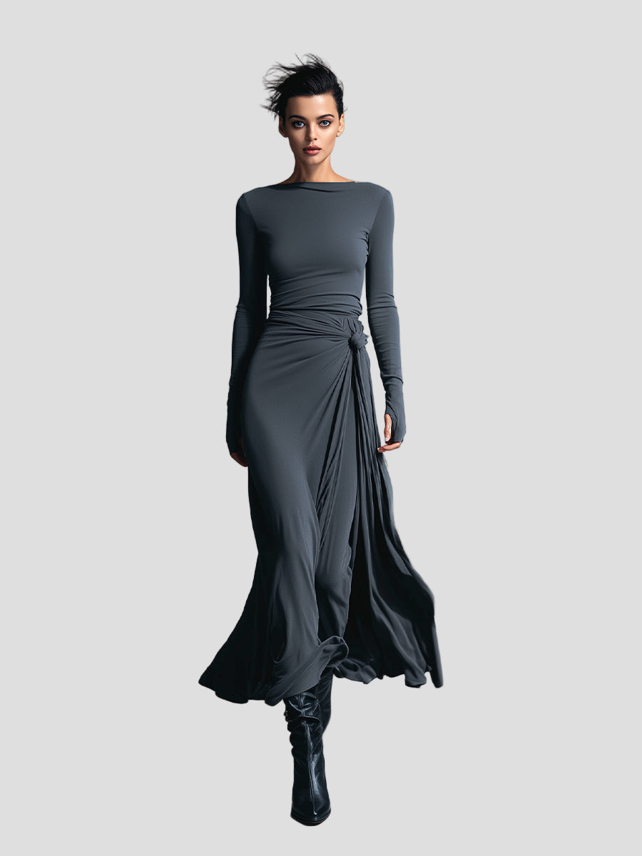 Grace™ - Elegant Dress Made of Stretch Fabric with Shaping Effect