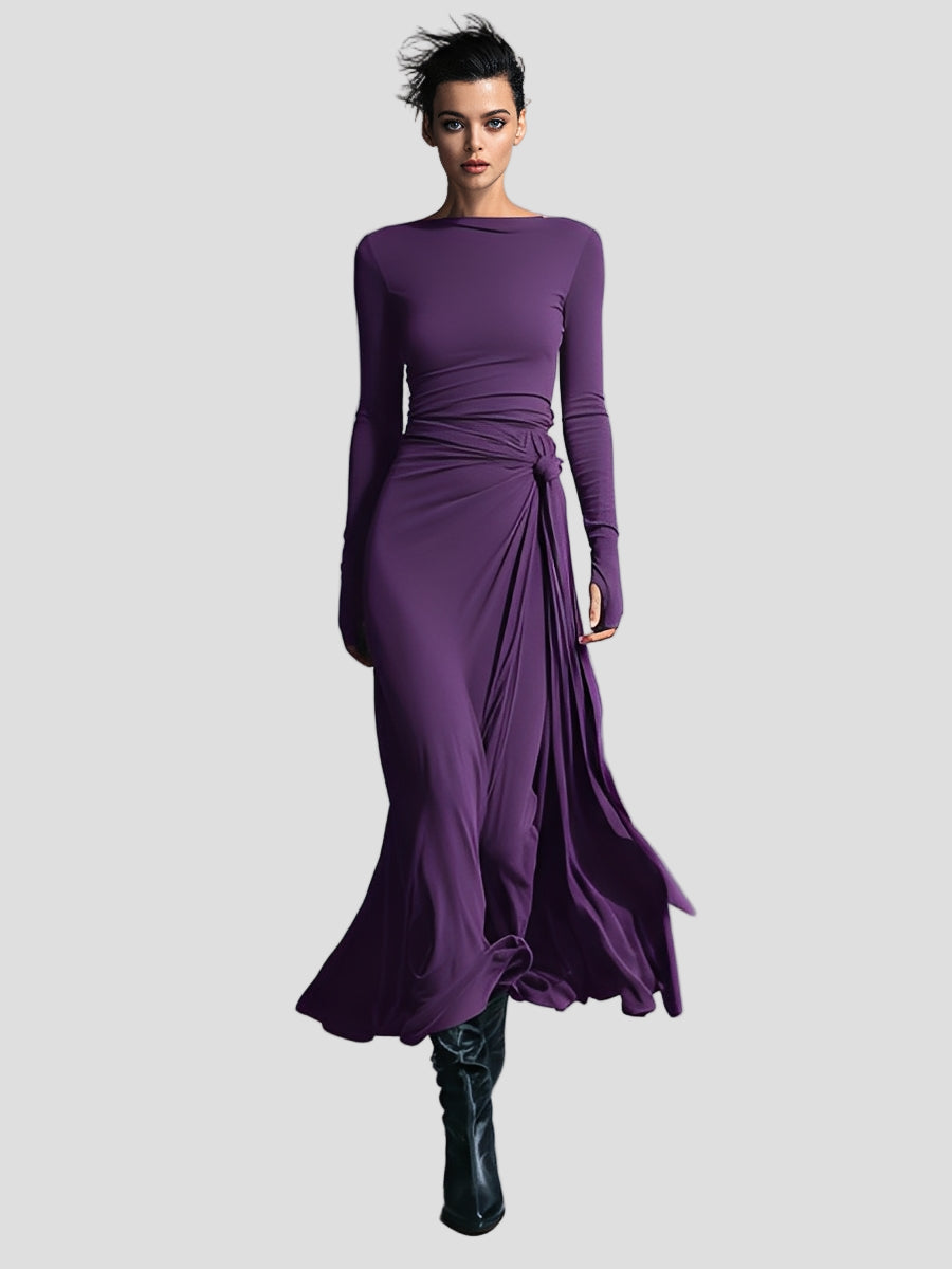 Grace™ - Elegant Dress Made of Stretch Fabric with Shaping Effect