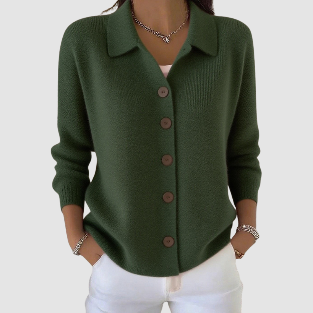 Grace™ - Button-Up Knit Cardigan