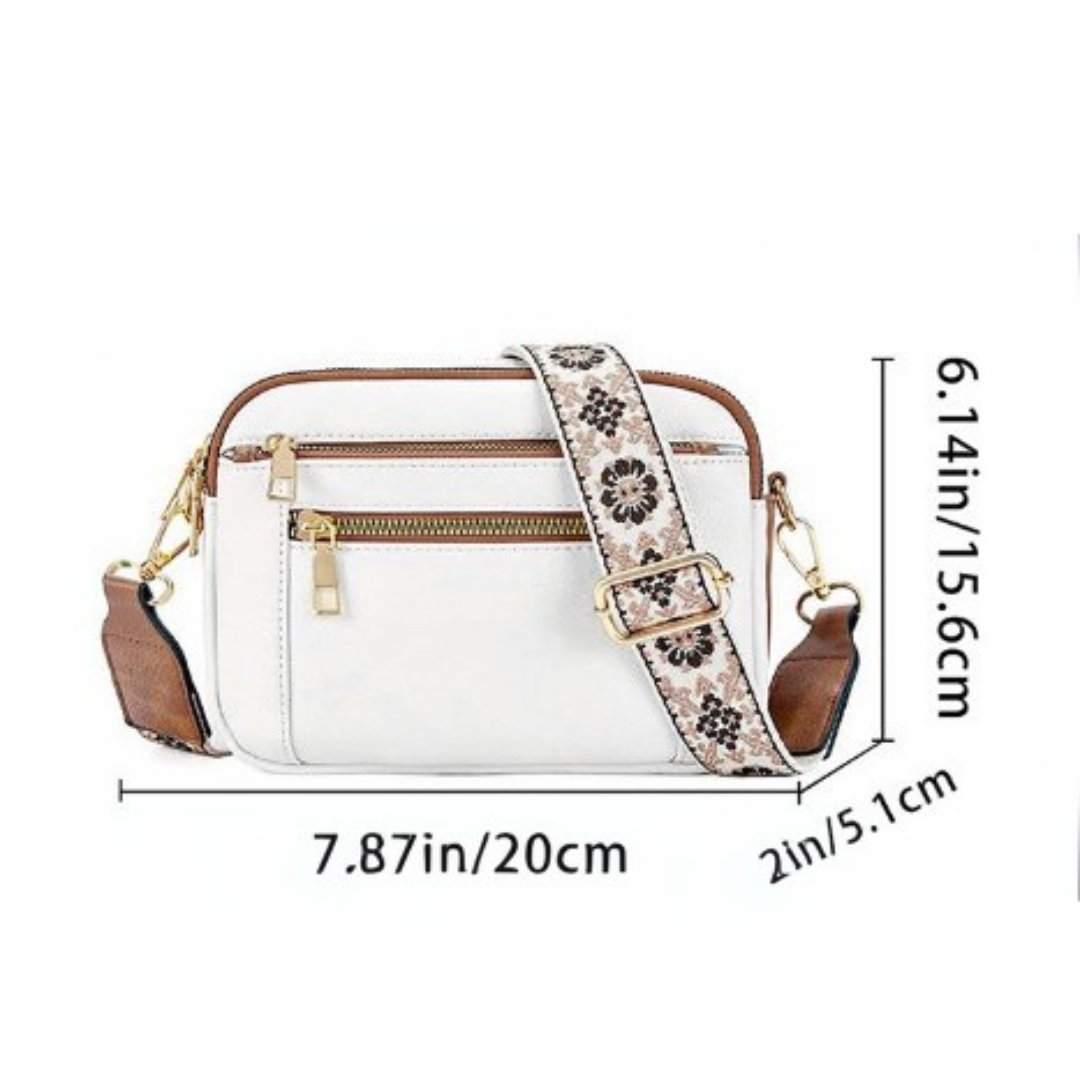 Grace™ - Elegant Leather Crossbody Bag