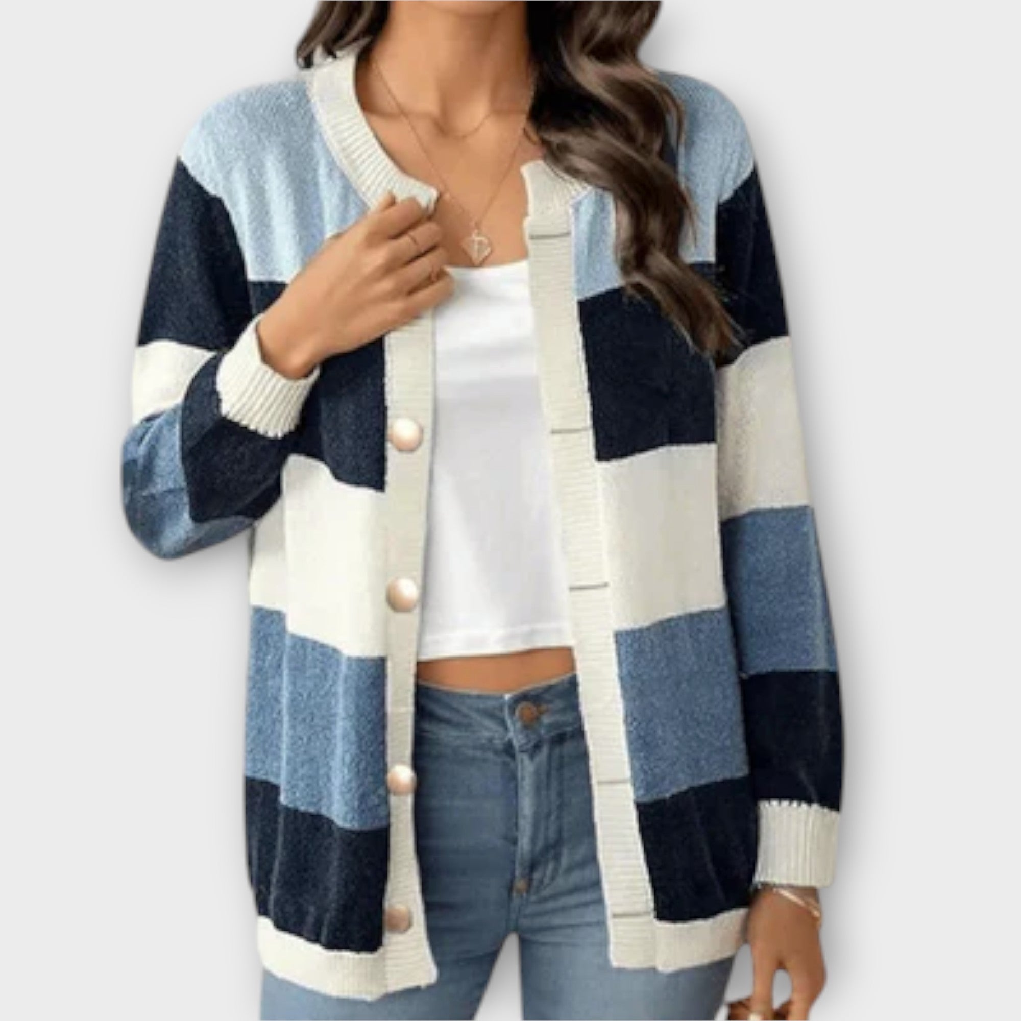 Grace™ - Striped Cardigan