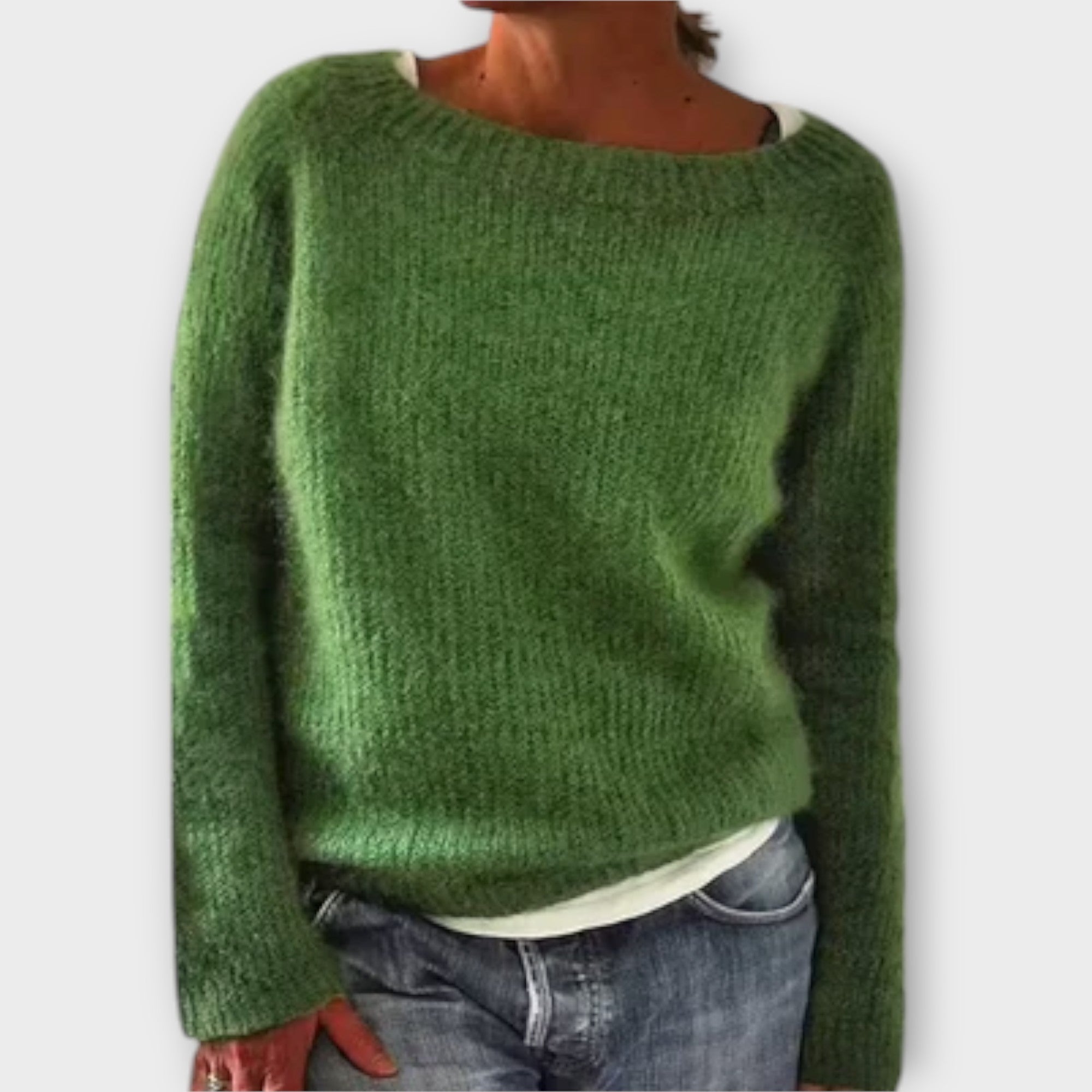 Grace™ – Solid Color Knit Sweater