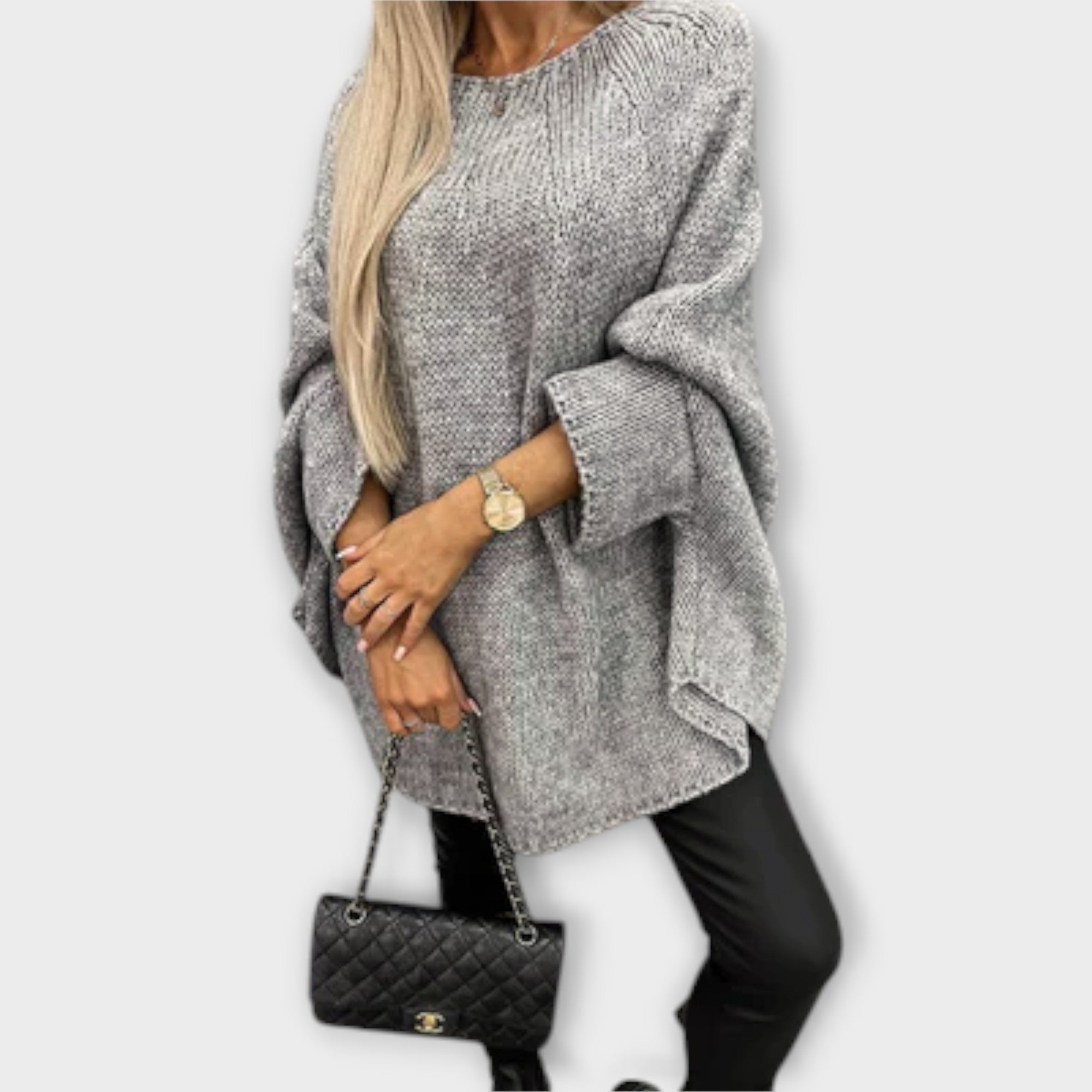 Grace™ - Elegant Women's Sweater with Round Neck