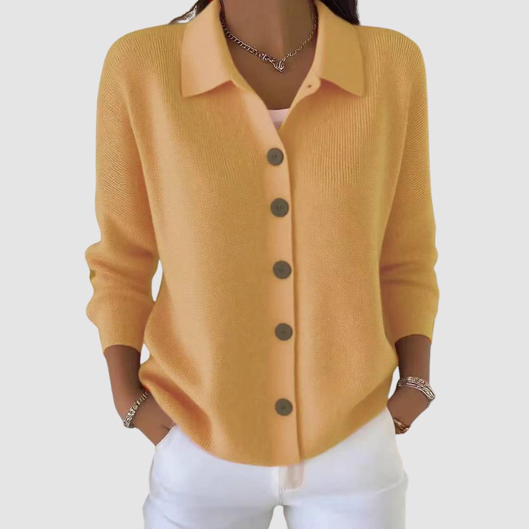 Grace™ - Button-Up Knit Cardigan
