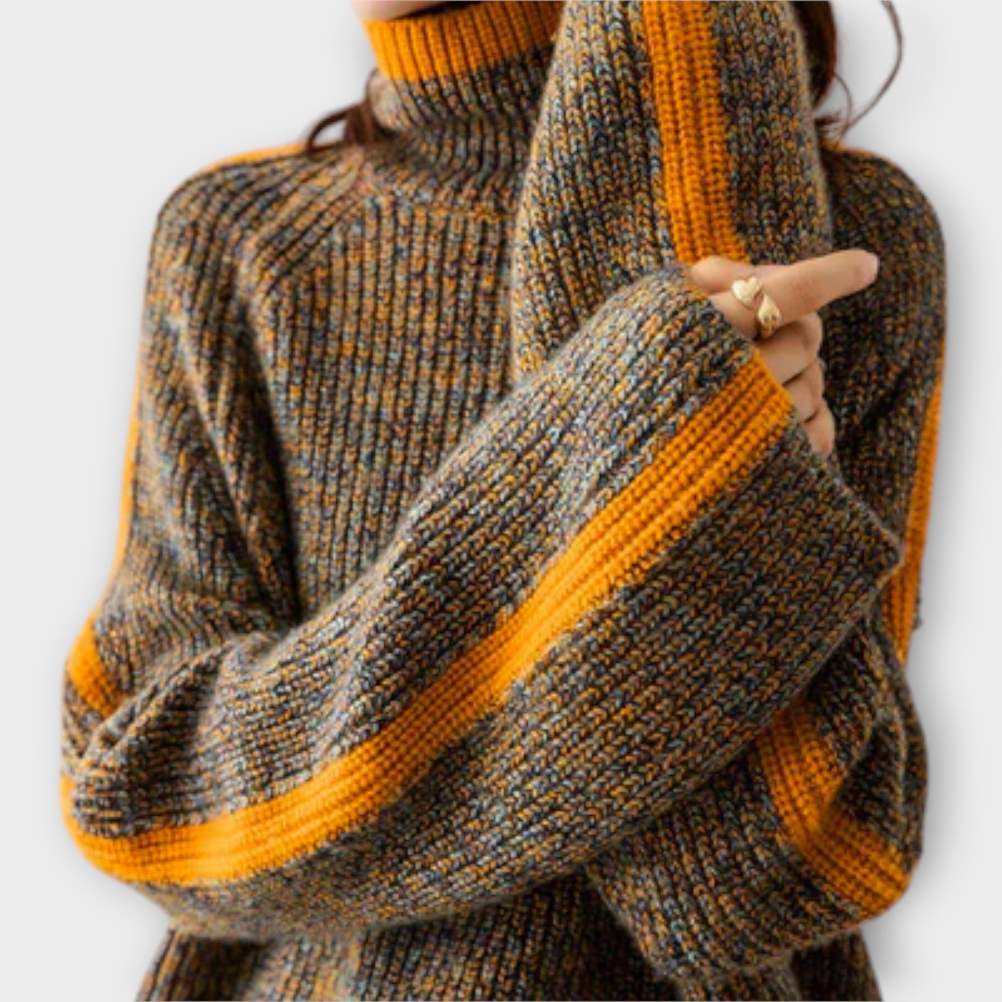 Grace™ Vintage Sweater with High Neck