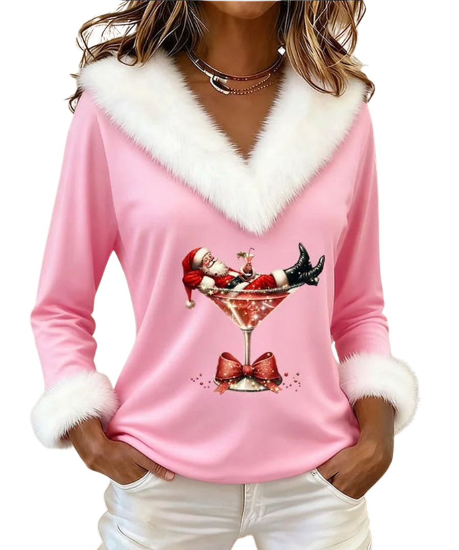 Grace™ - Velvet Christmas Top
