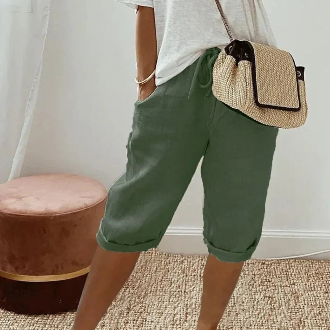 Grace™ - Soft Tailored Capri Shorts
