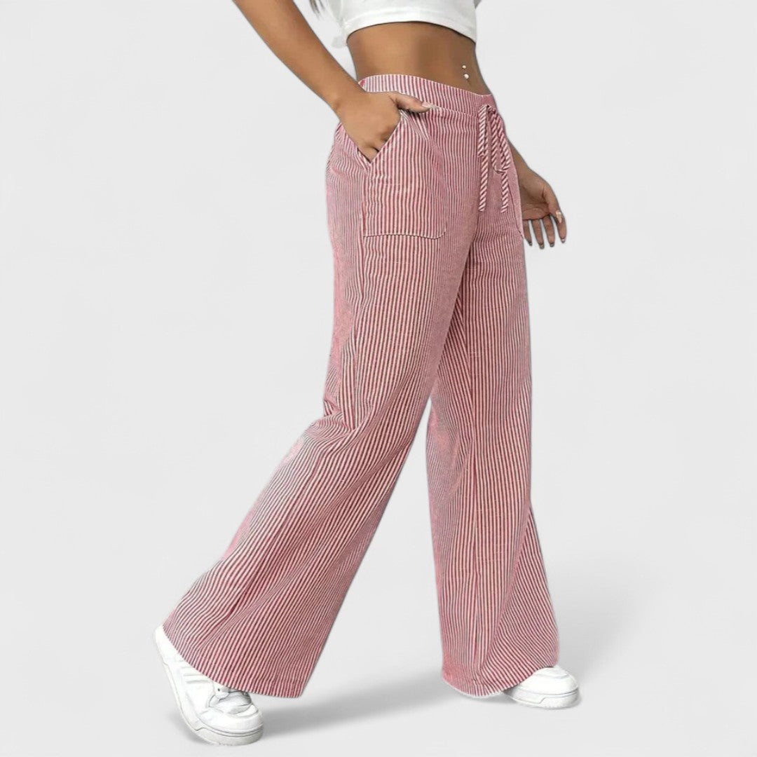 Grace™ - Comfortable Wide Pants with Elegant Details