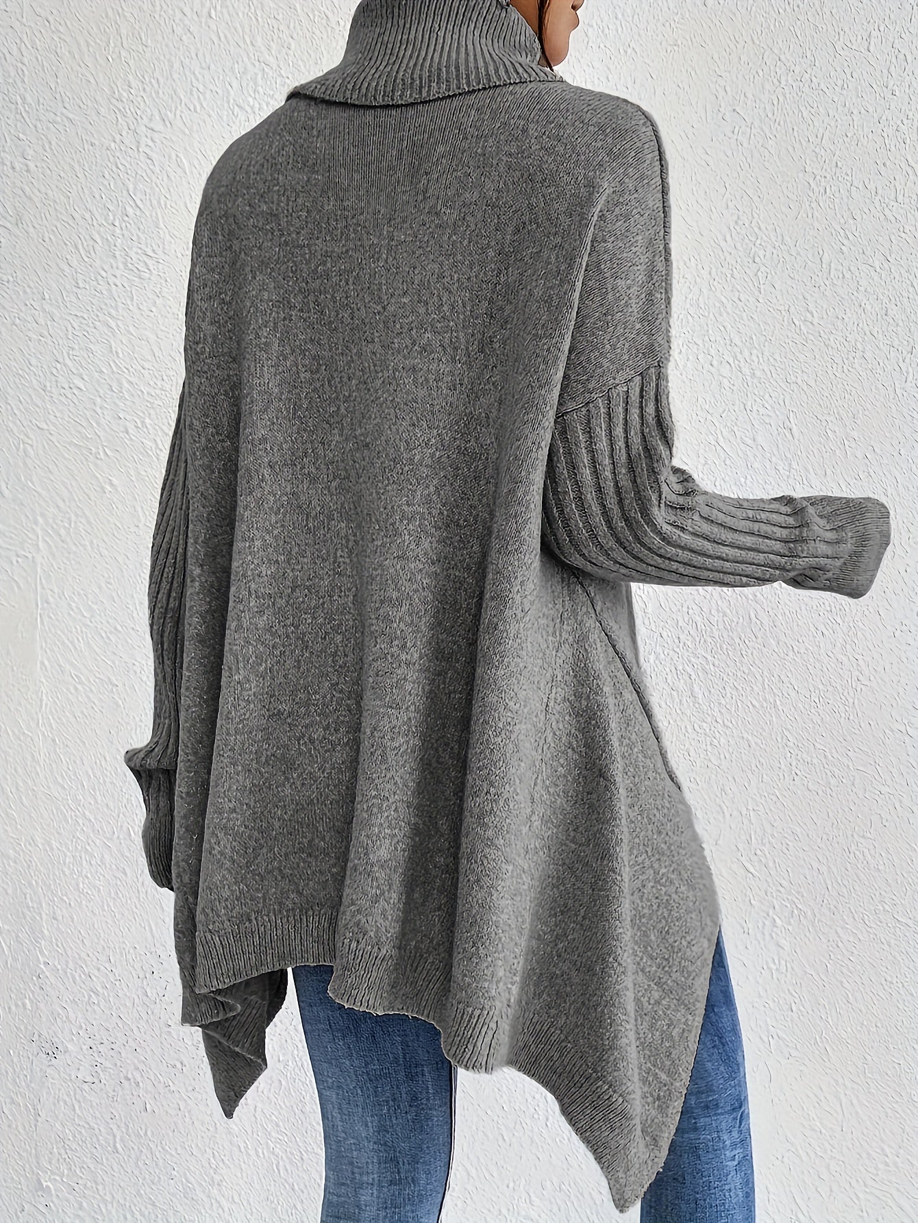 Grace™ - Oversized Turtleneck Sweater