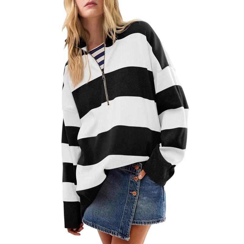 Grace™ - Stylish Oversized Turtleneck Sweater with Half Zipper Detail