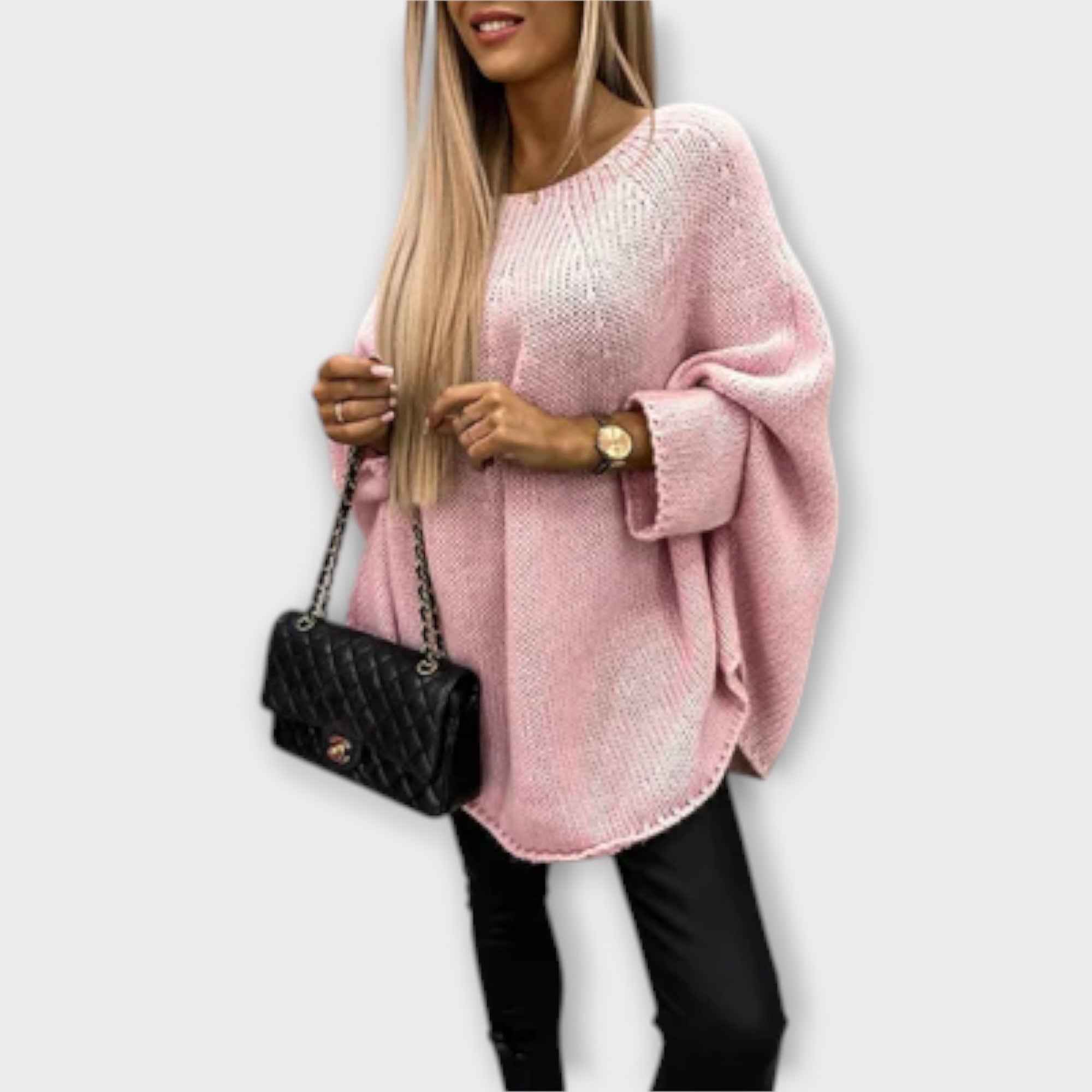 Grace™ - Elegant Women's Sweater with Round Neck