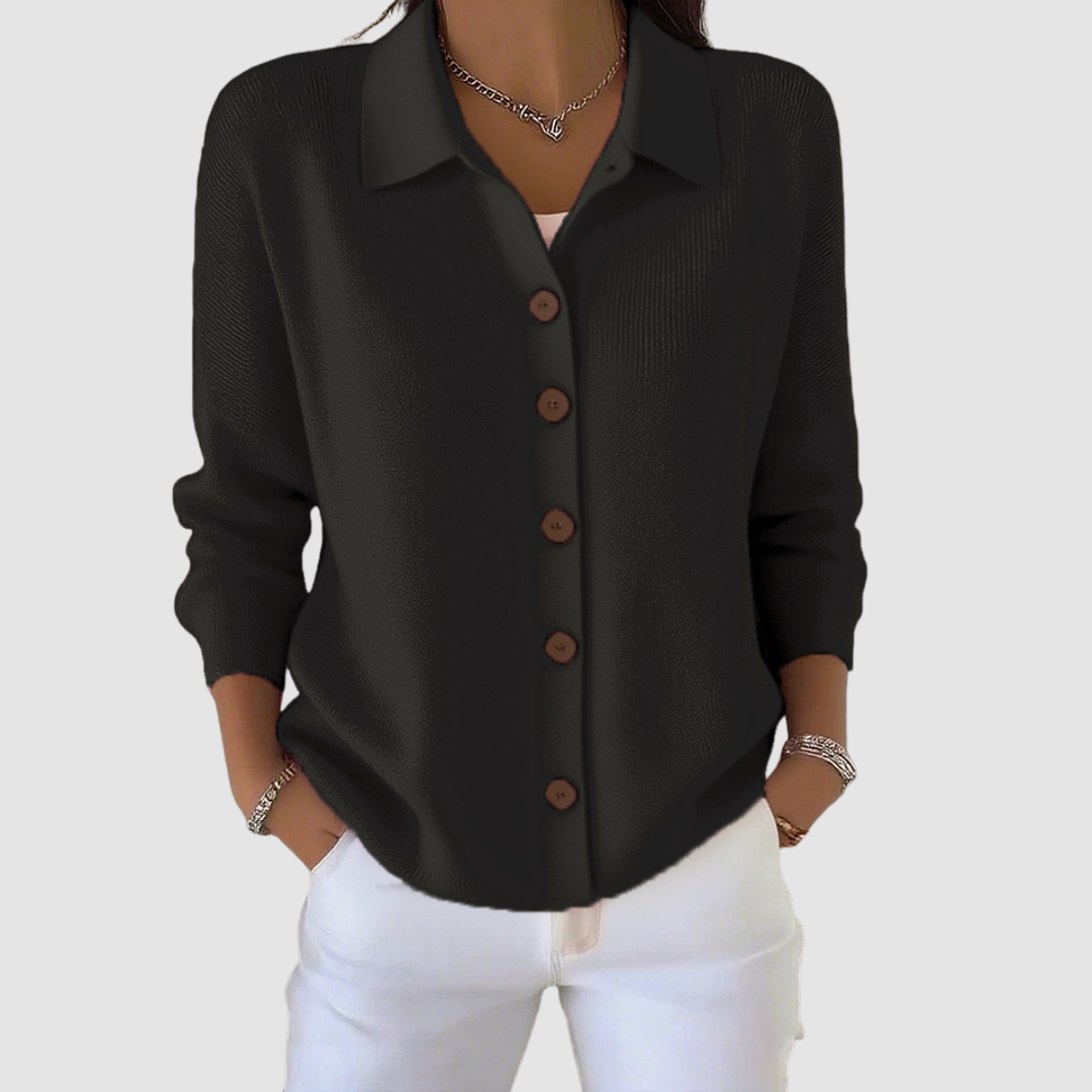 Grace™ - Button-Up Knit Cardigan