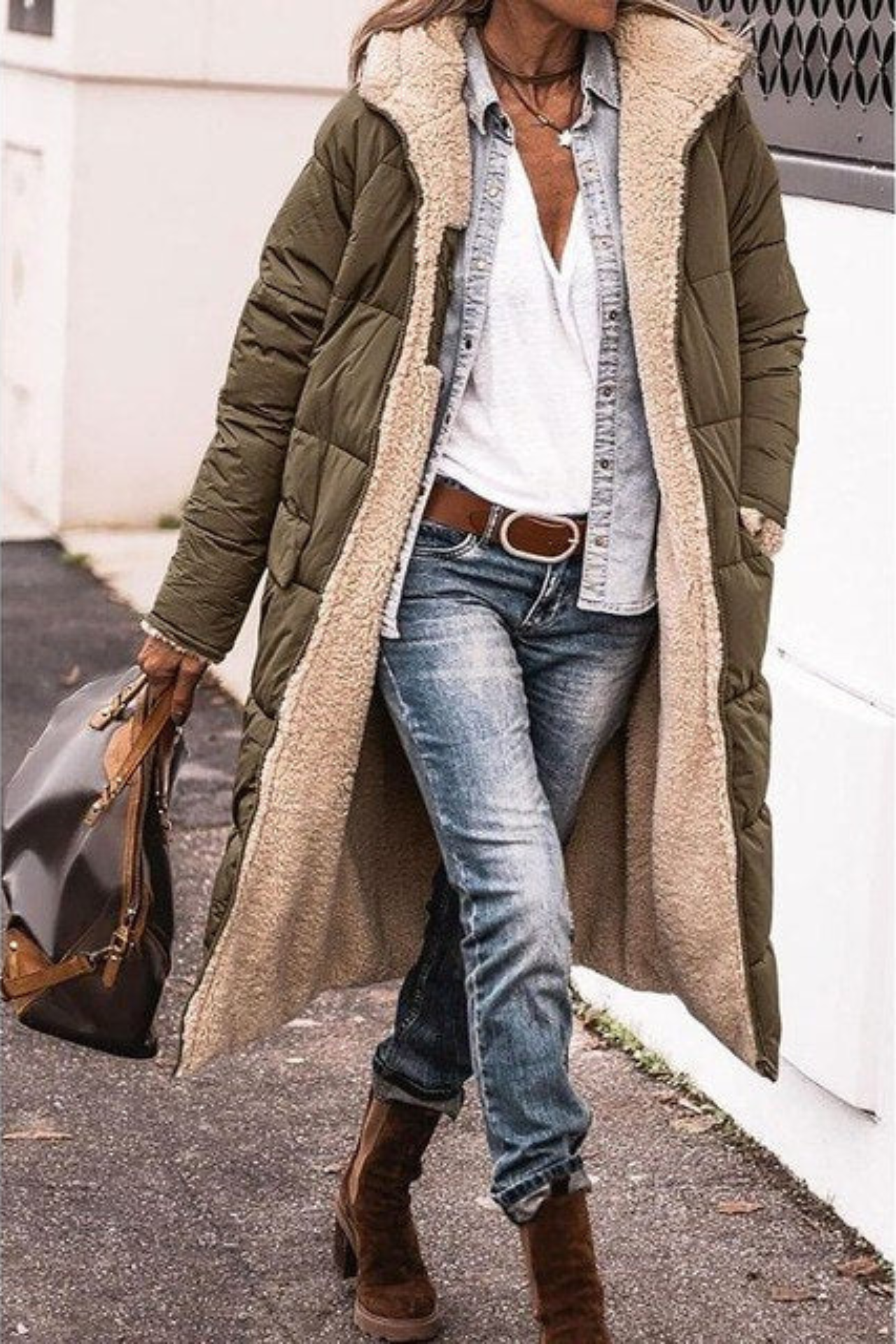 Grace™ - Elegant reversible warm winter coat