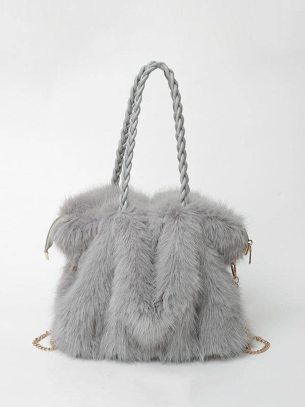 Grace™ - Versatile Plush Velvet Shoulder Tote Bag
