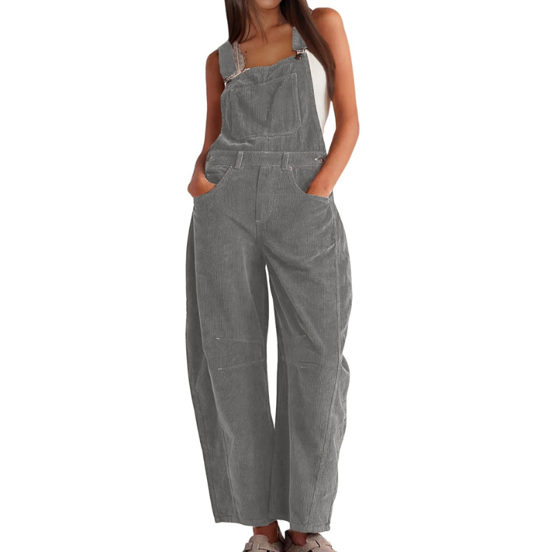 Grace™ - Stylish Barrel Wide Leg Overall Jumpsuit
