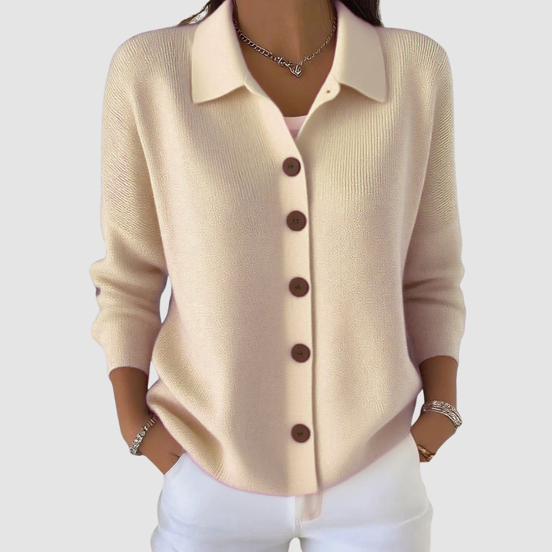 Grace™ - Button-Up Knit Cardigan