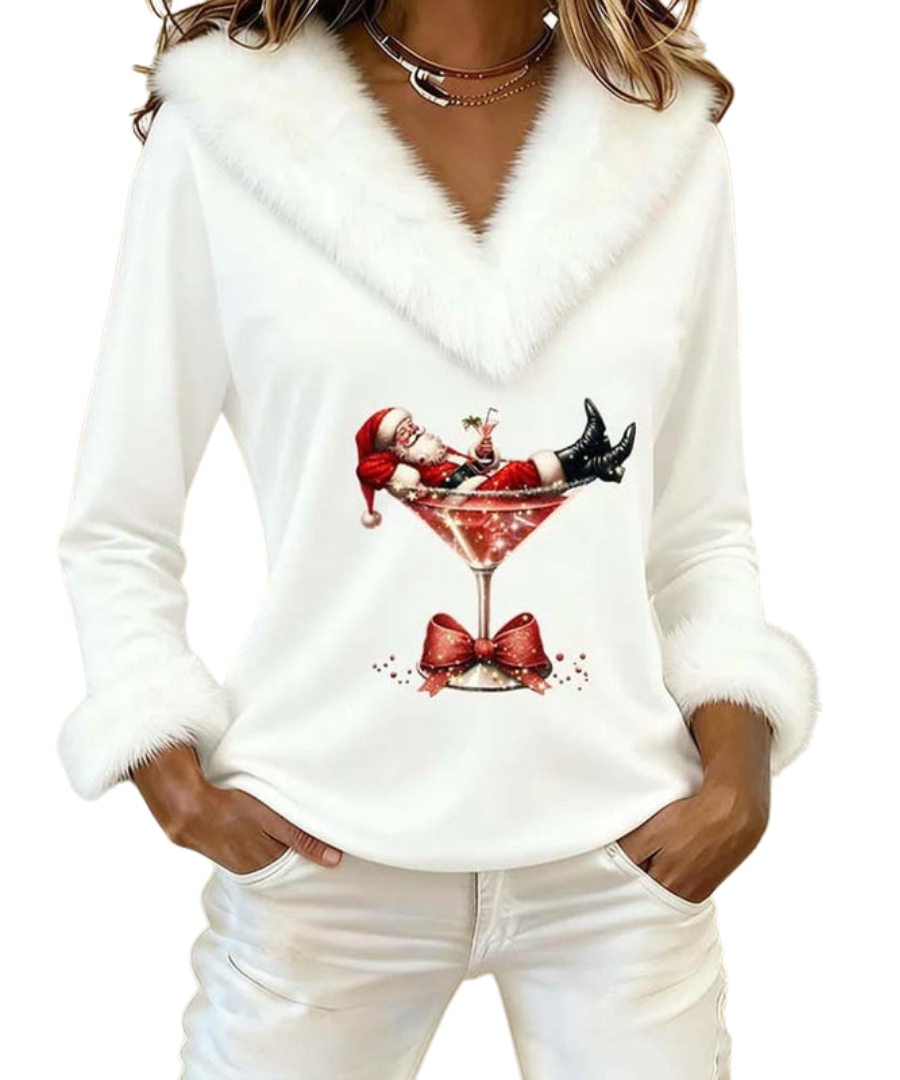 Grace™ - Velvet Christmas Top