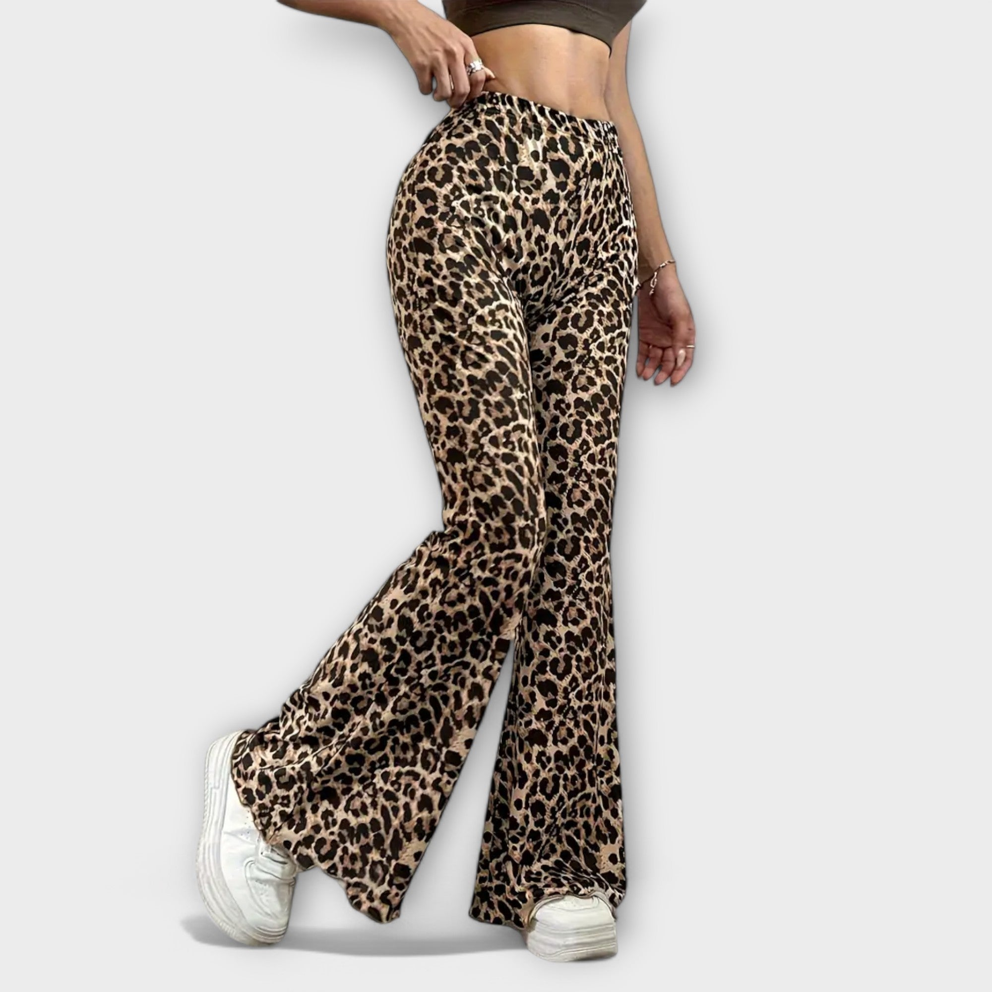 Grace™ Bootcut Leopard Pants