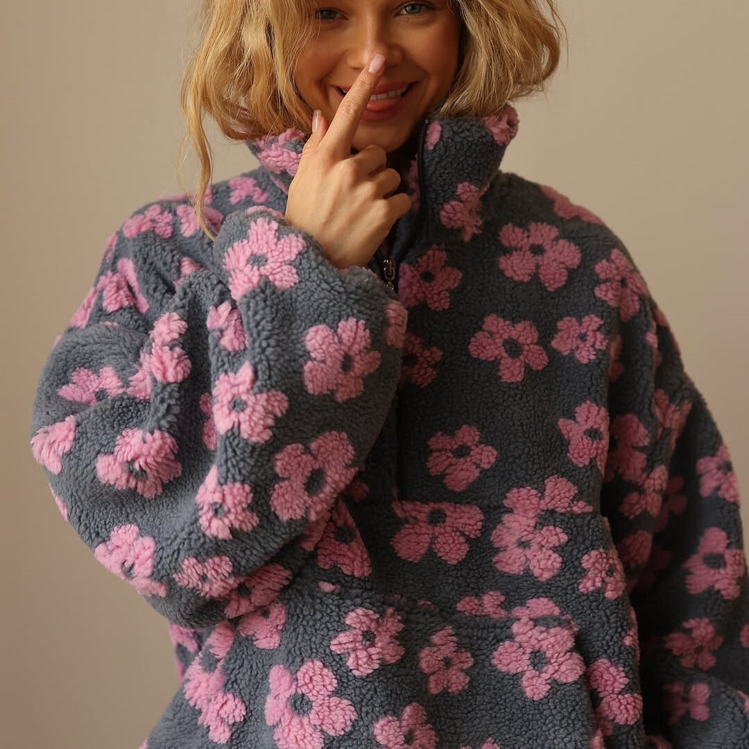 Grace™ | Warm and soft fleece zip sweatshirt