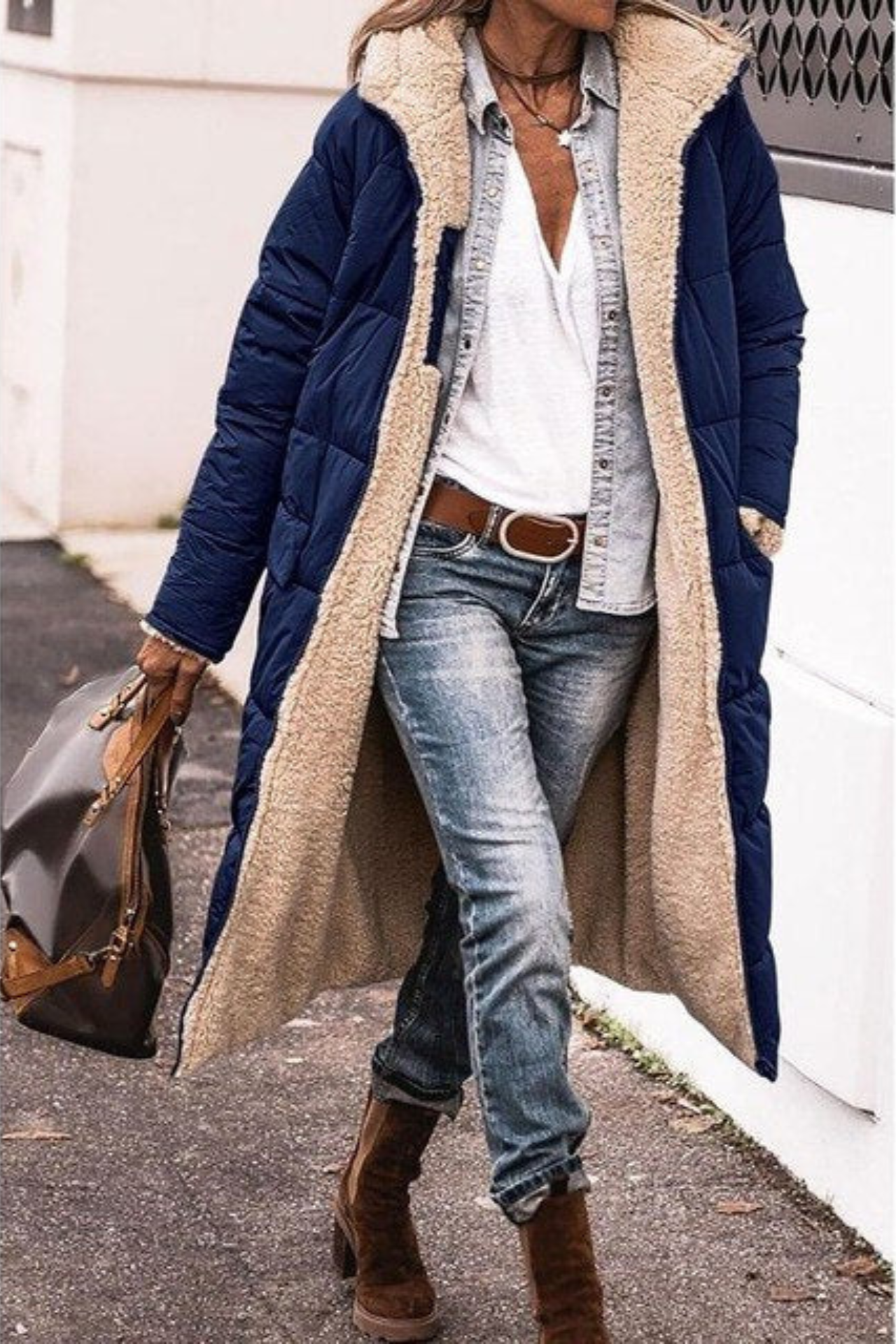 Grace™ - Elegant reversible warm winter coat