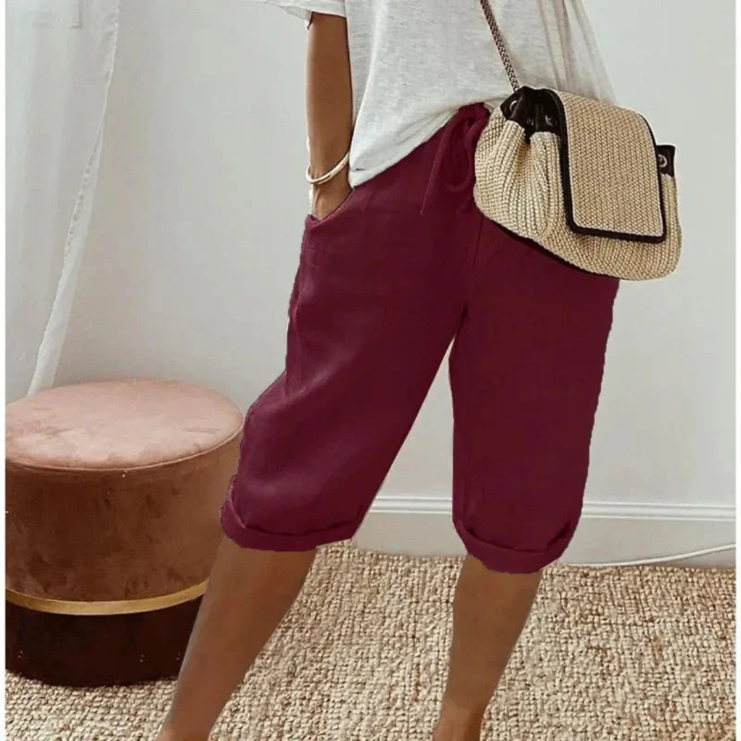 Grace™ - Soft Tailored Capri Shorts