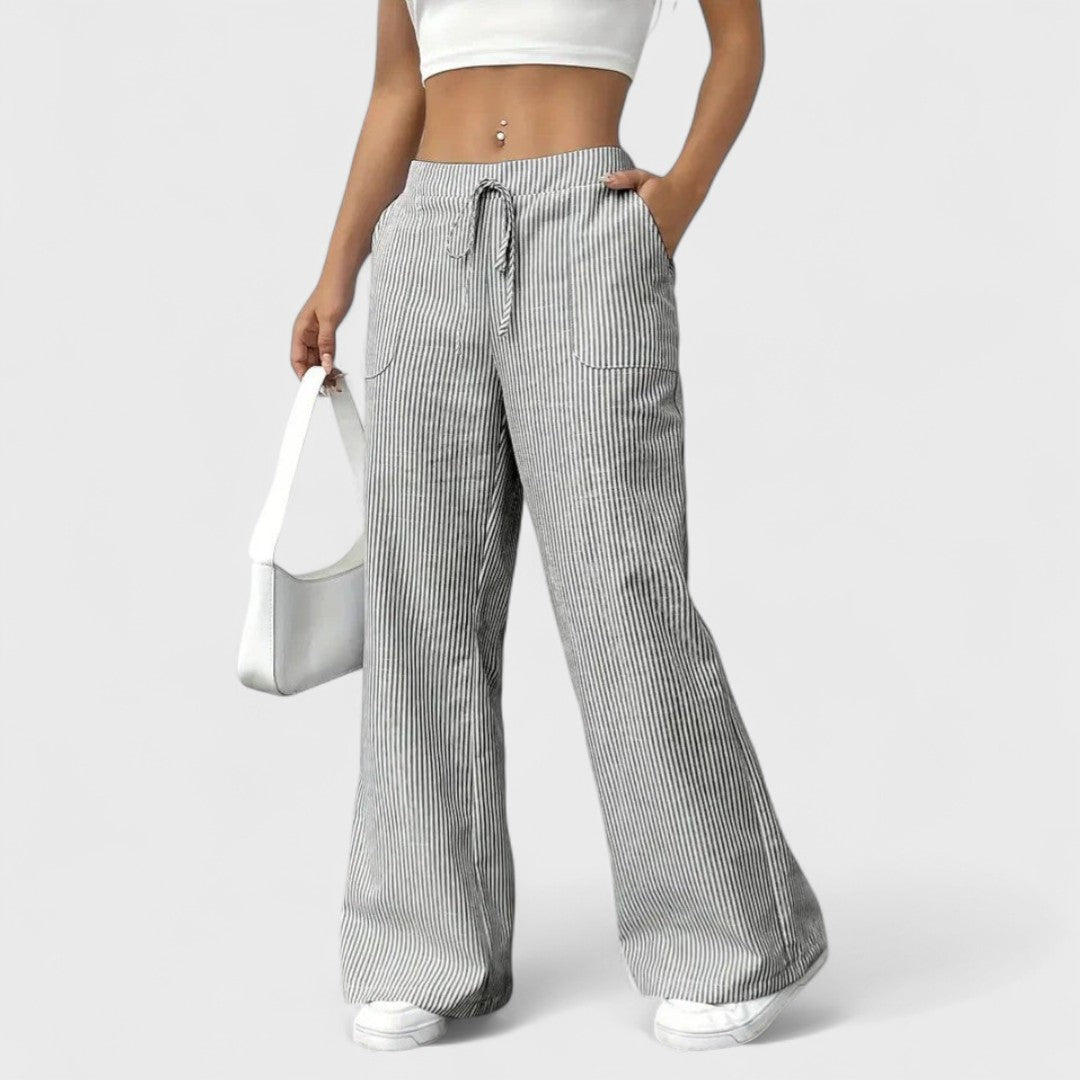 Grace™ - Comfortable Wide Pants with Elegant Details