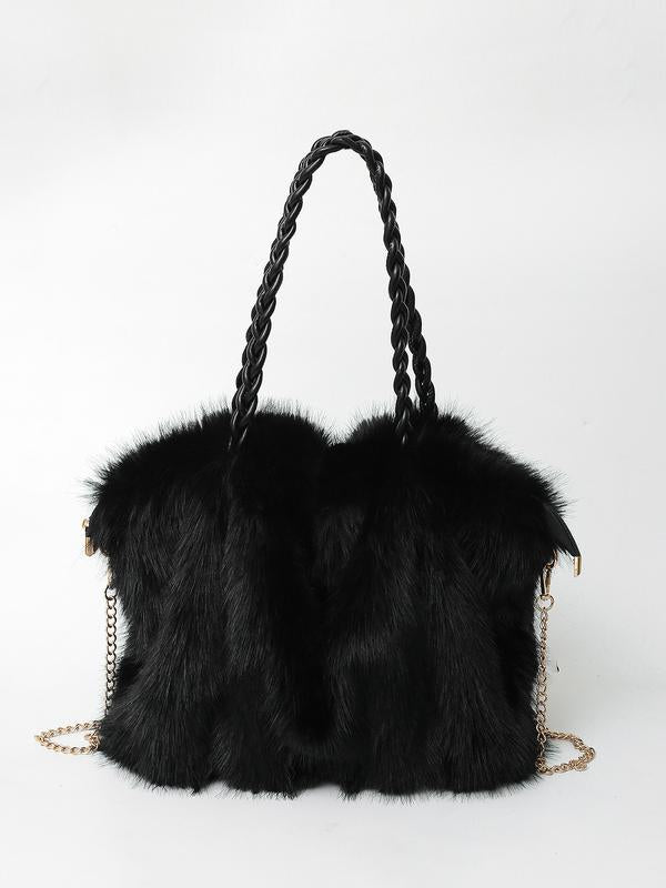 Grace™ - Versatile Plush Velvet Shoulder Tote Bag