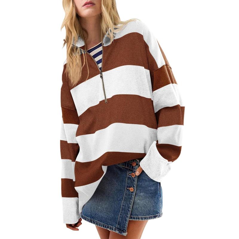 Grace™ - Stylish Oversized Turtleneck Sweater with Half Zipper Detail