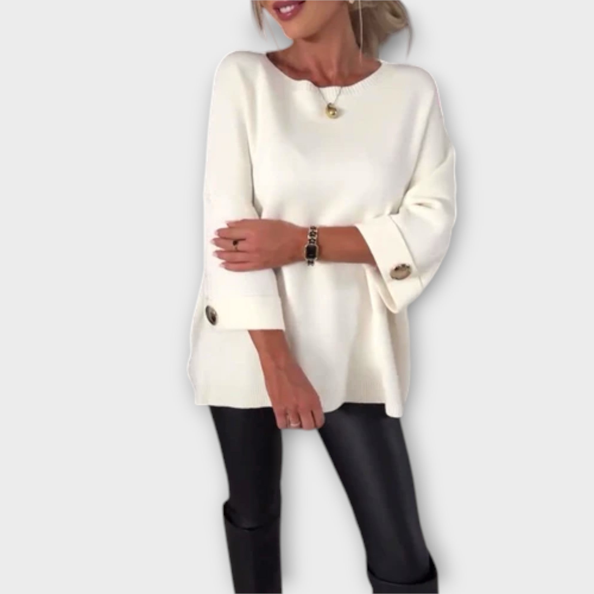 Grace™ - Elegant Knit Blouse