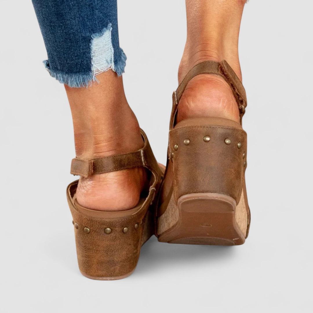 Grace™ | Faux Leather Heeled Shoes