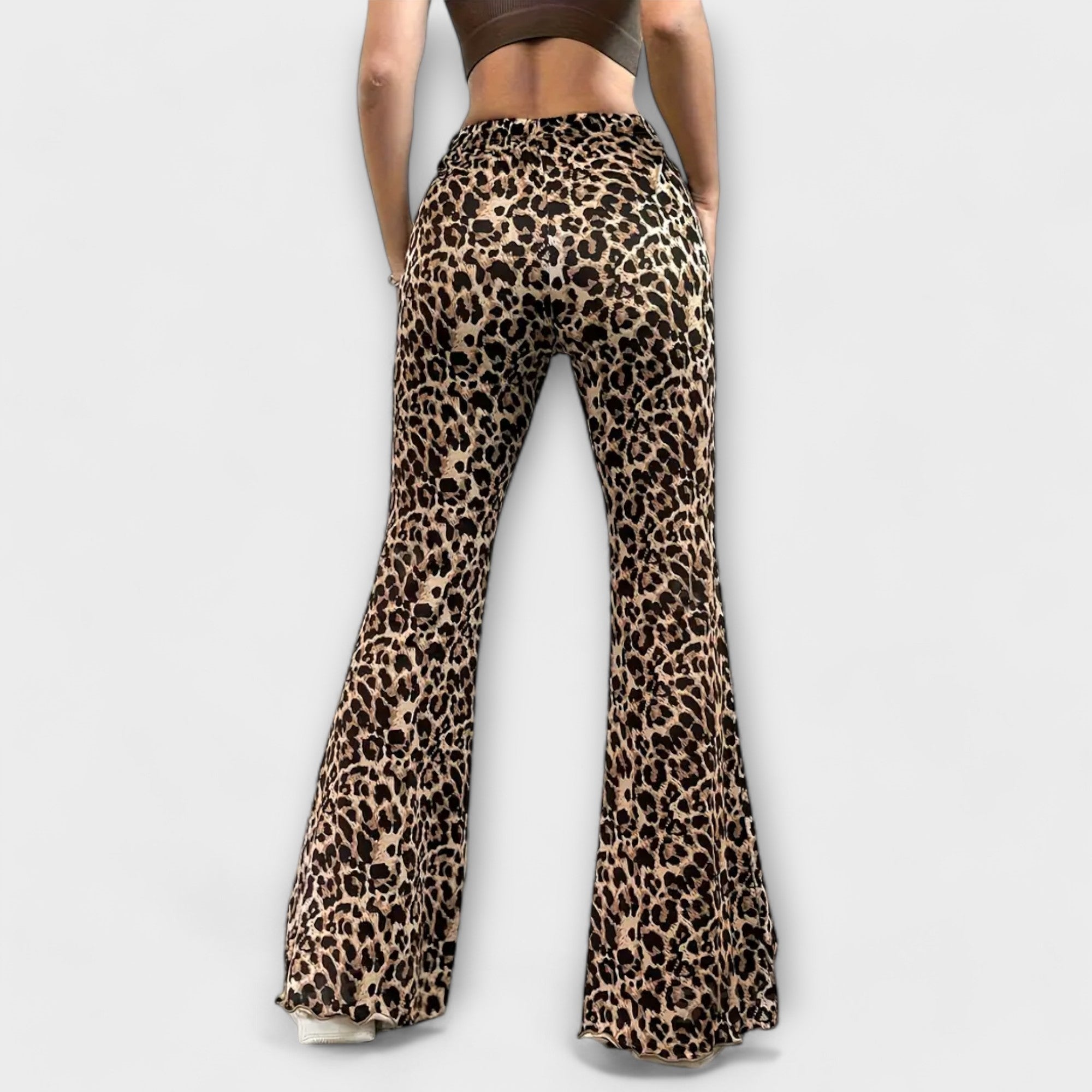Grace™ Bootcut Leopard Pants