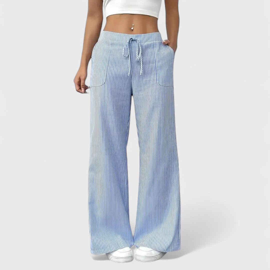 Grace™ - Comfortable Wide Pants with Elegant Details