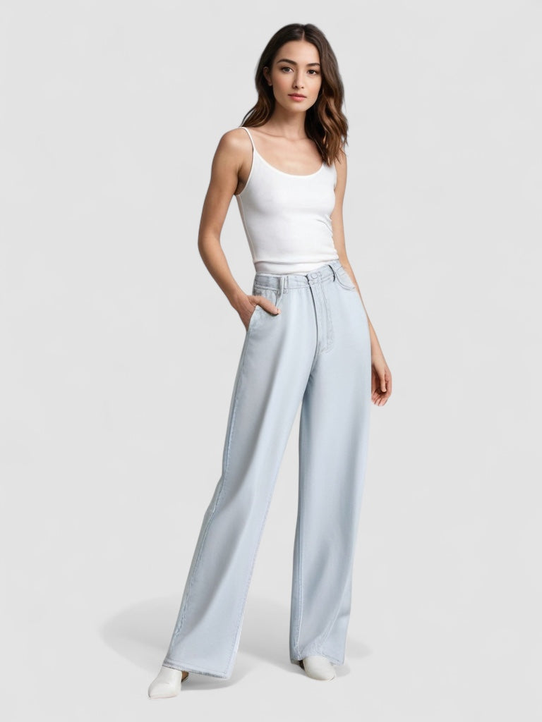 Grace™ | Flared Jeans Ice Blue