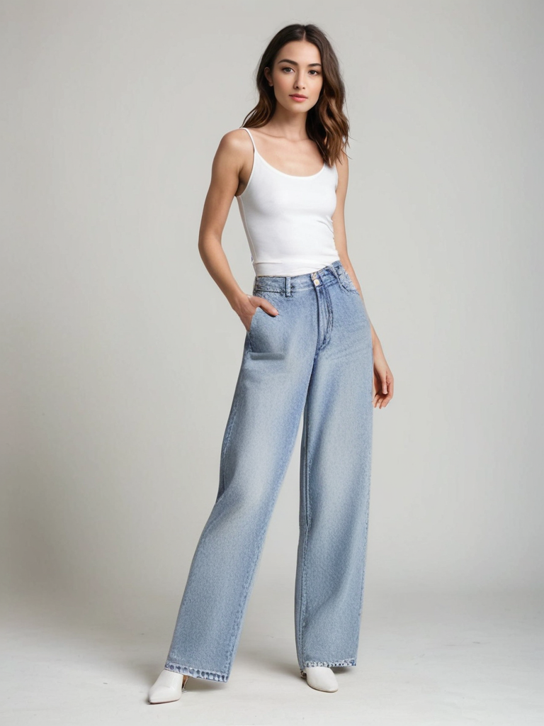 Grace™ | Distressed Patchwork Jeans