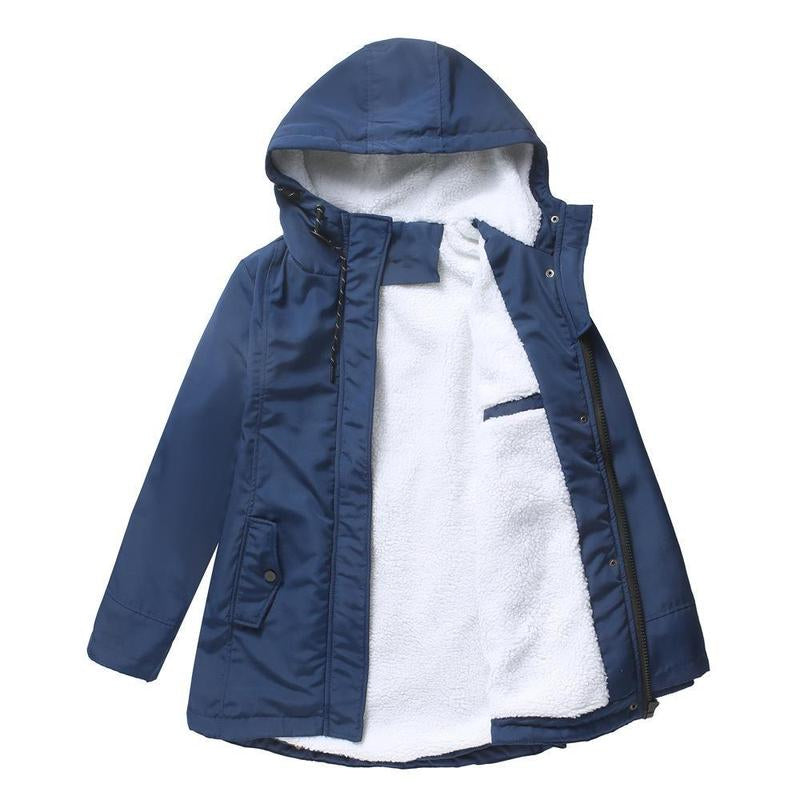 Grace™ - Thick Winter Coat with Hood and Quilted Lining for Winter Warmth