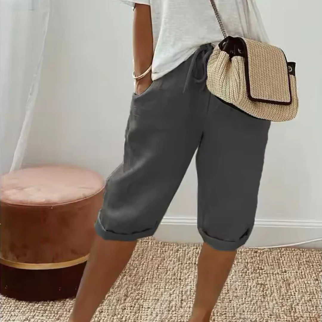 Grace™ - Soft Tailored Capri Shorts